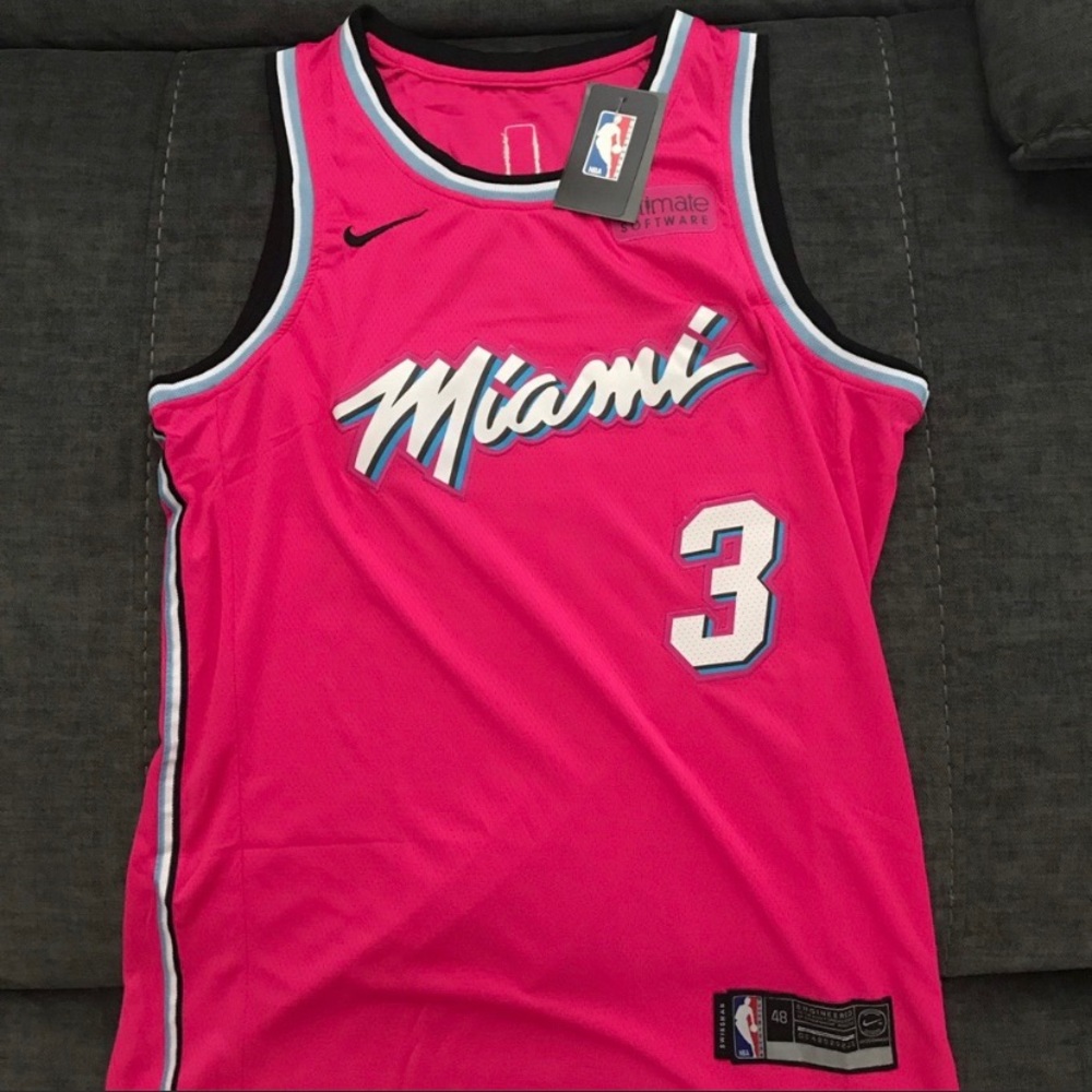 Miami Vice Dwayne Wade Jersey - Picture 1 of 4